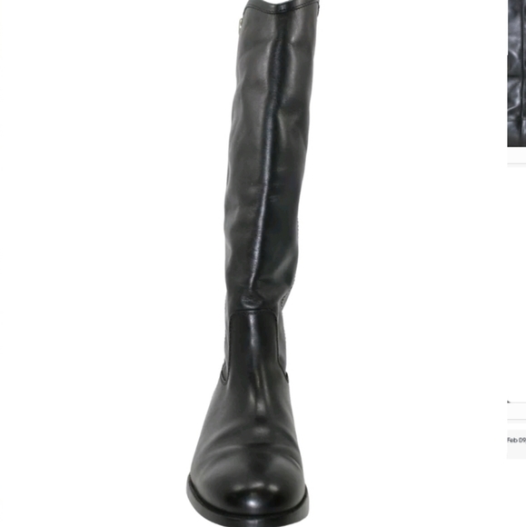 Frye Melissa Button Round Toe Leather Boots #126 - Picture 6 of 13